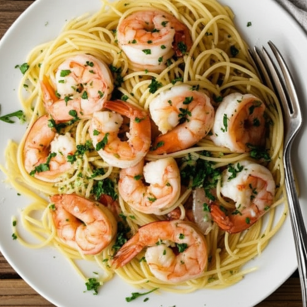 15 Minute Shrimp Scampi image