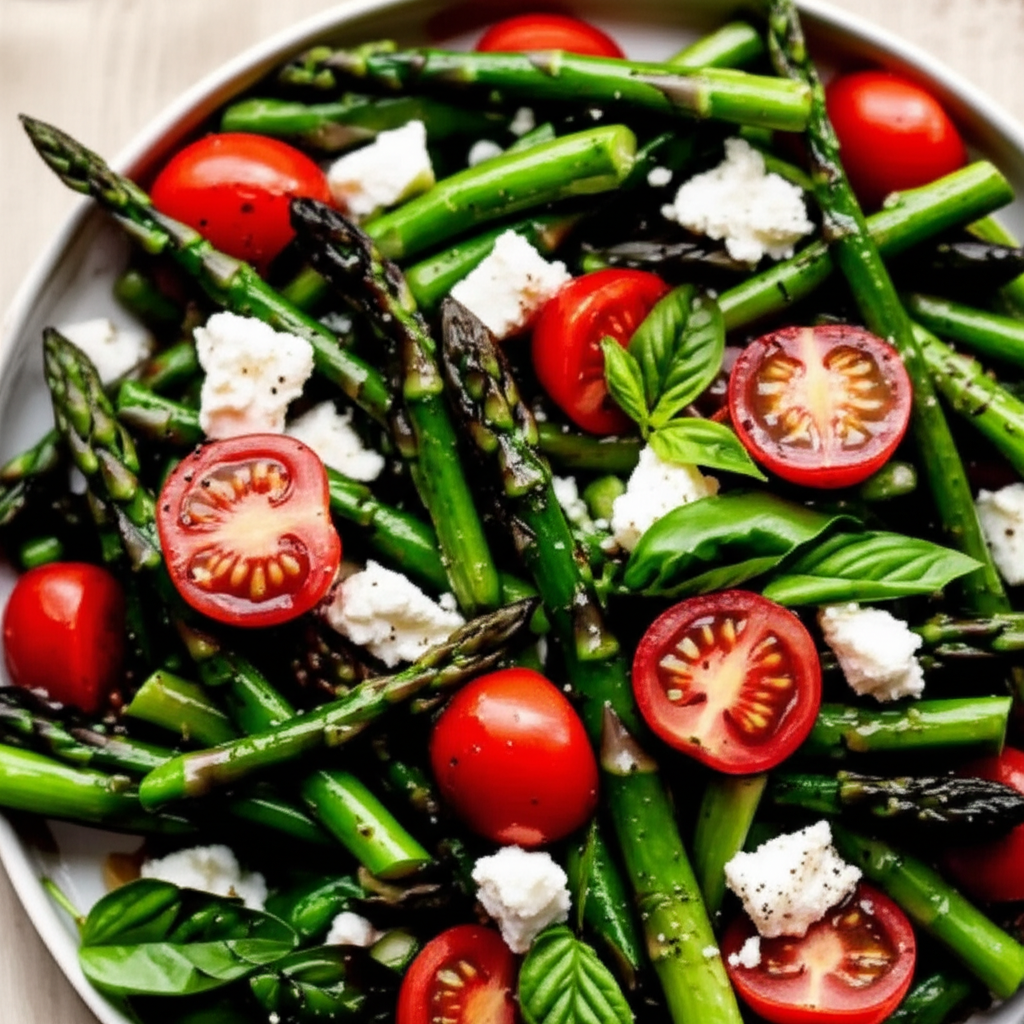 Asparagus Tomato Salad image