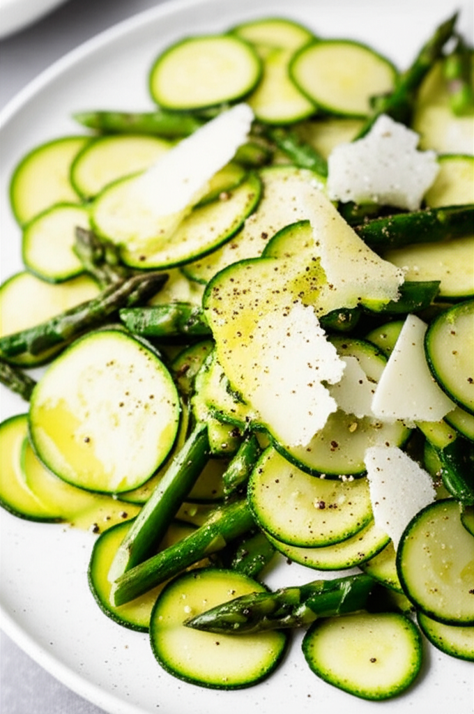 Asparagus Zucchini Crudi image