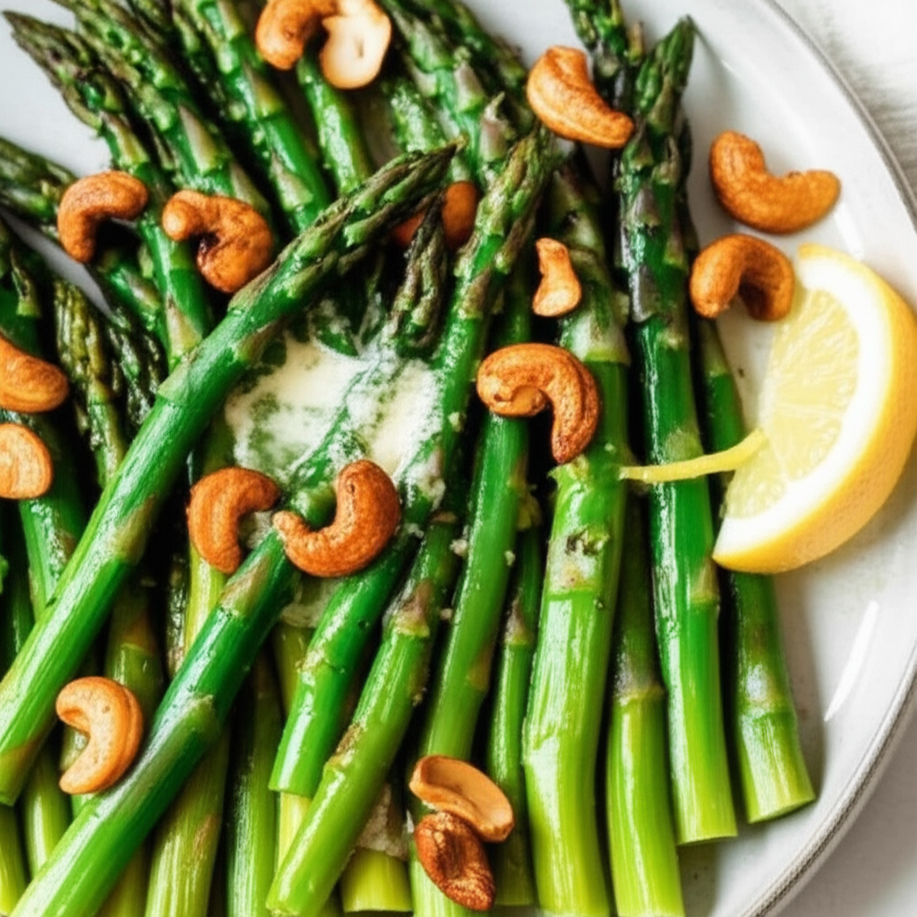 Asparagus And Cashews image