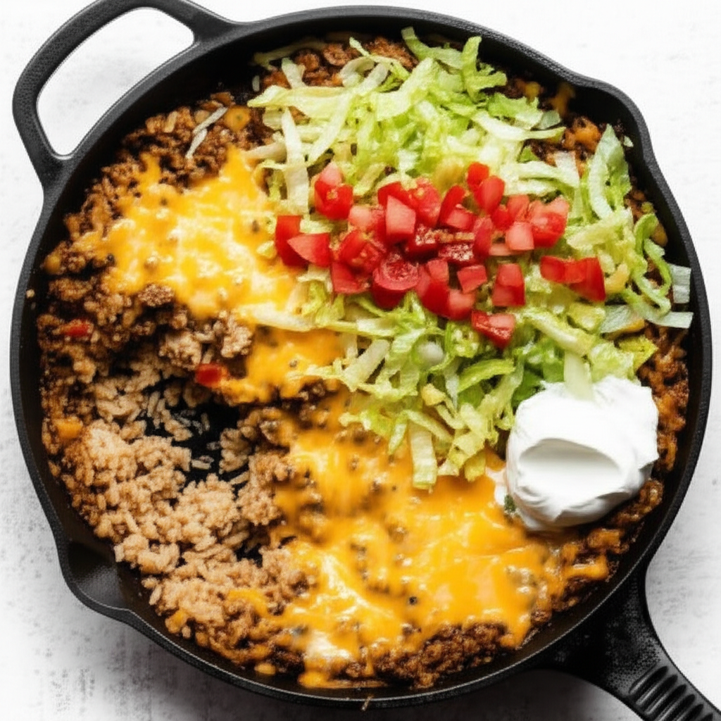 15 Minute Taco In A Pan image
