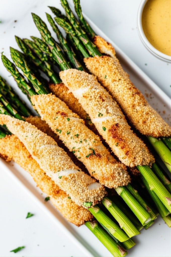 Asparagus And Scallop Rolls image