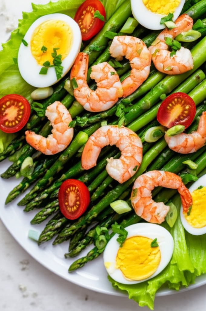 Asparagus And Shrimp Salad image