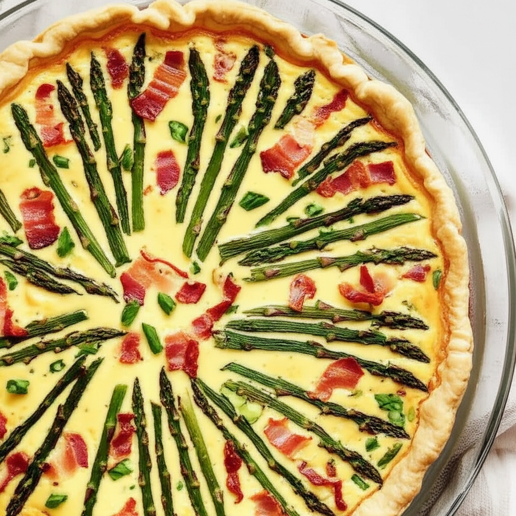 Asparagus Bacon Quiche image