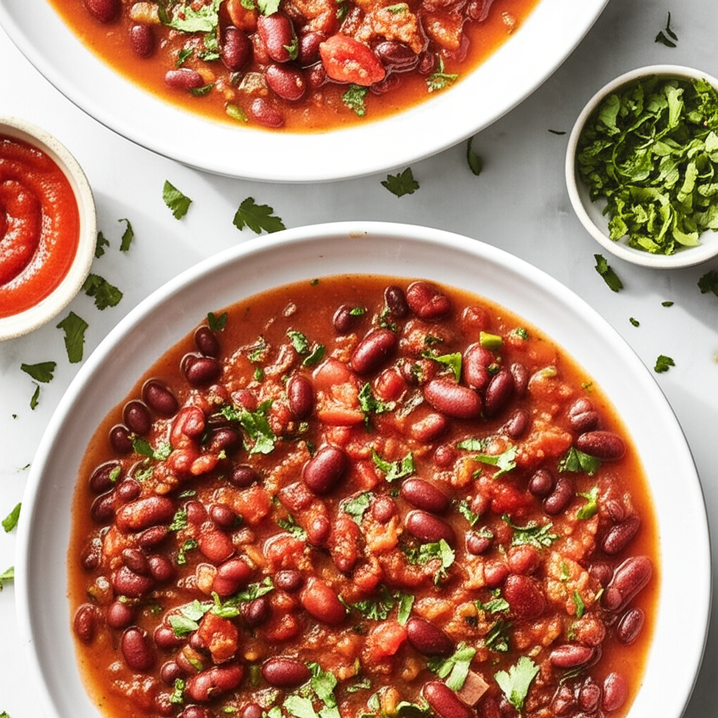 15 Minute Vegetarian Chili image