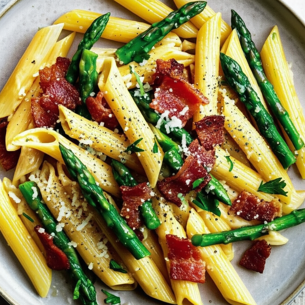 Asparagus Carbonara image