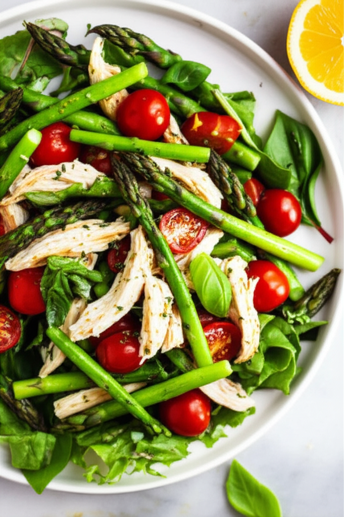 Asparagus Chicken Salad image