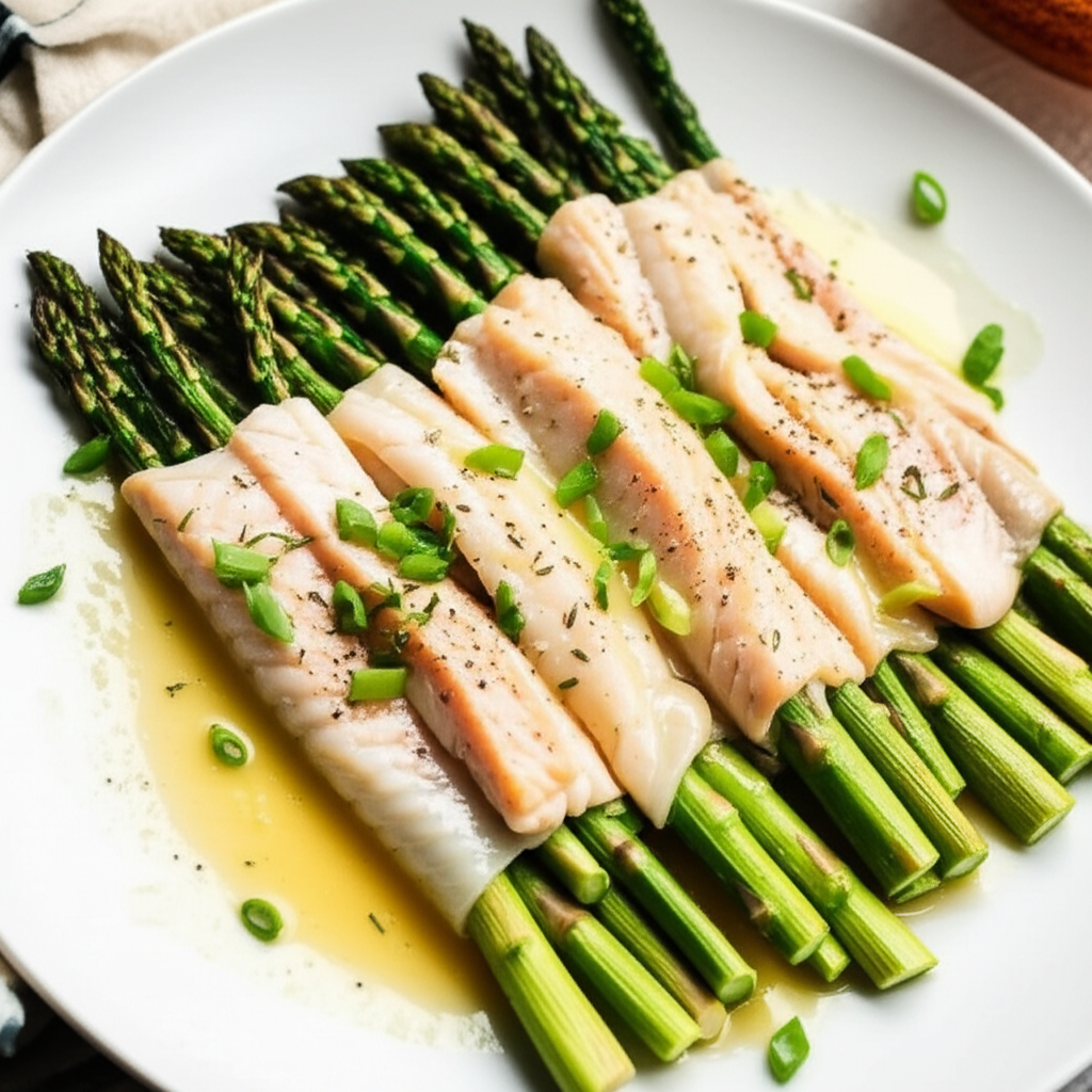 Asparagus Fish Bundles image