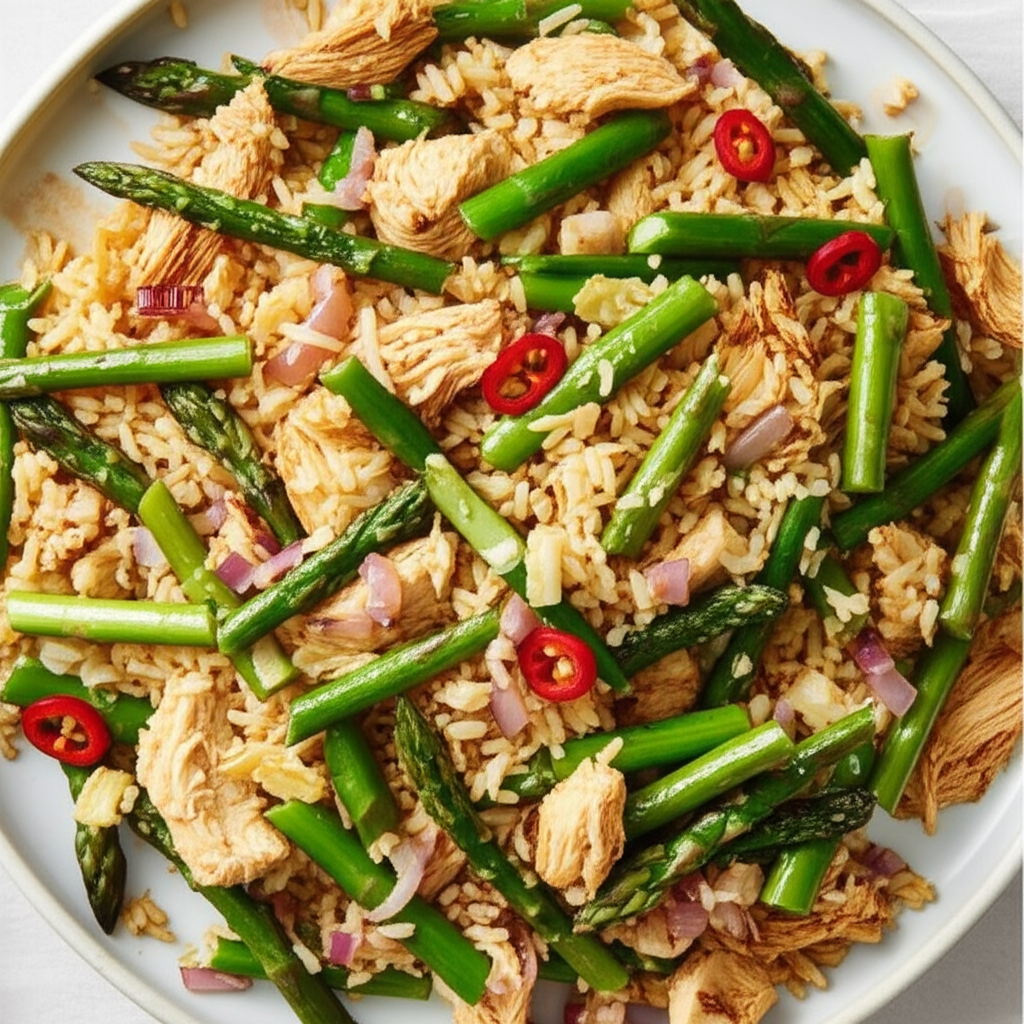 Asparagus Fried Rice image