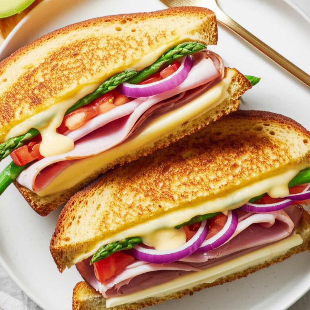 Asparagus Grill Sandwiches image