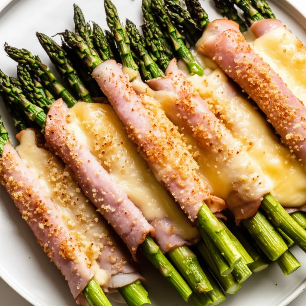 Asparagus Ham Rolls image
