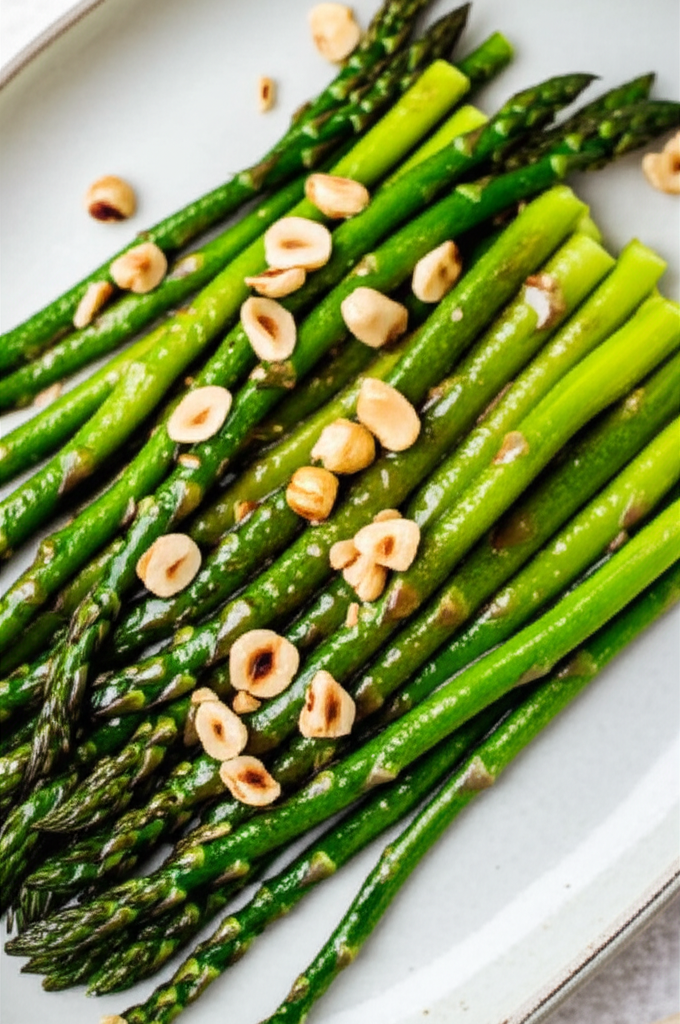 Asparagus In Hazelnut Butter Sauce image