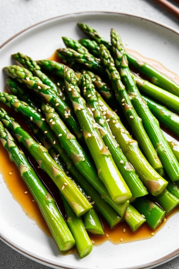 Asparagus In Soy Cream Sauce Zwt Ii Asia image