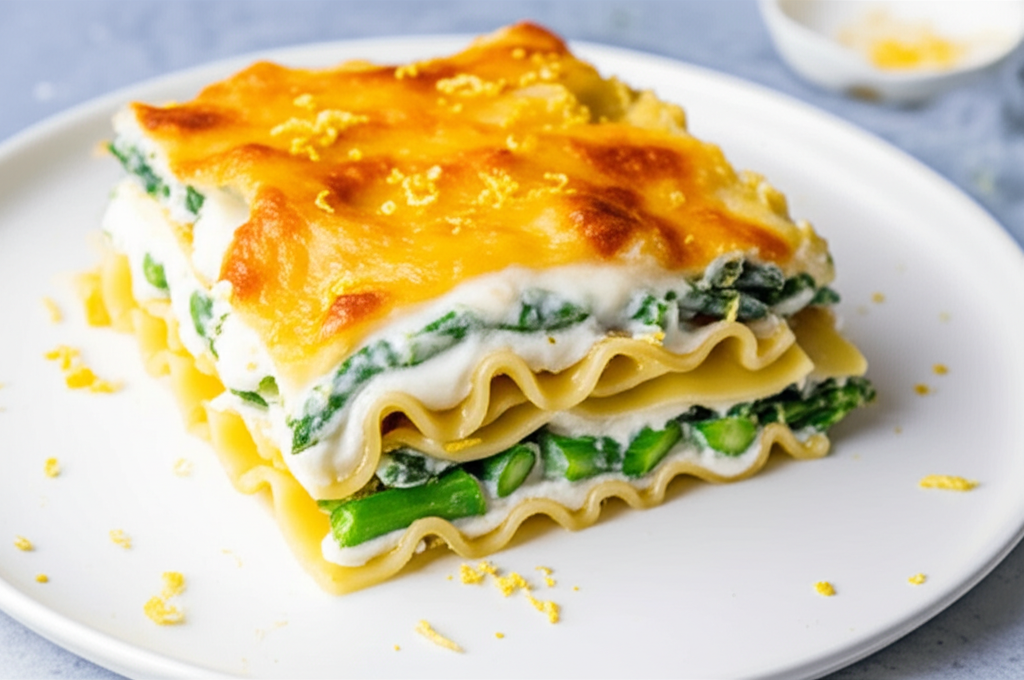 Asparagus Lasagna image