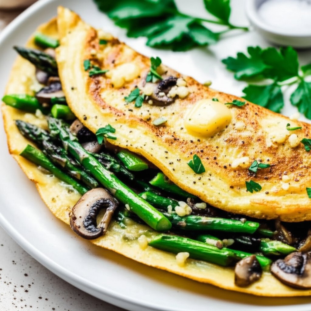 Asparagus Omelet image