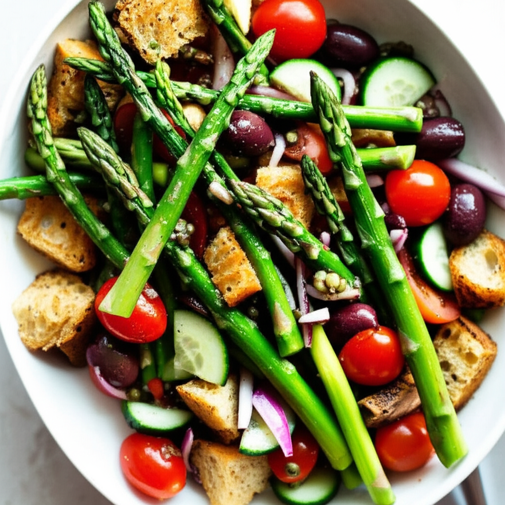 Asparagus Panzanella image