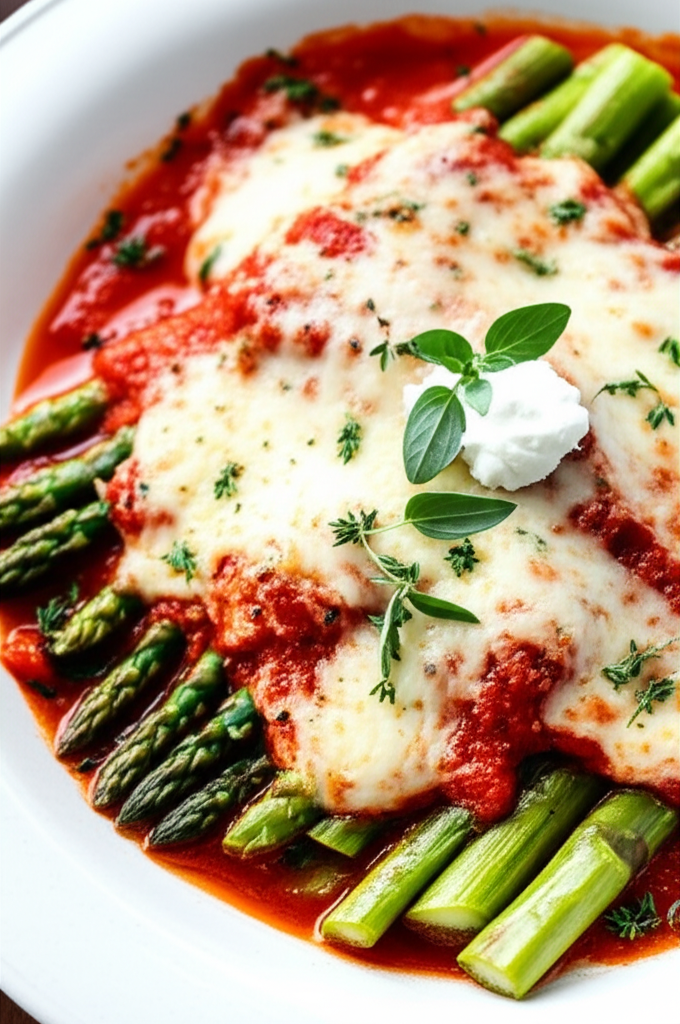 Asparagus Parmigiano image