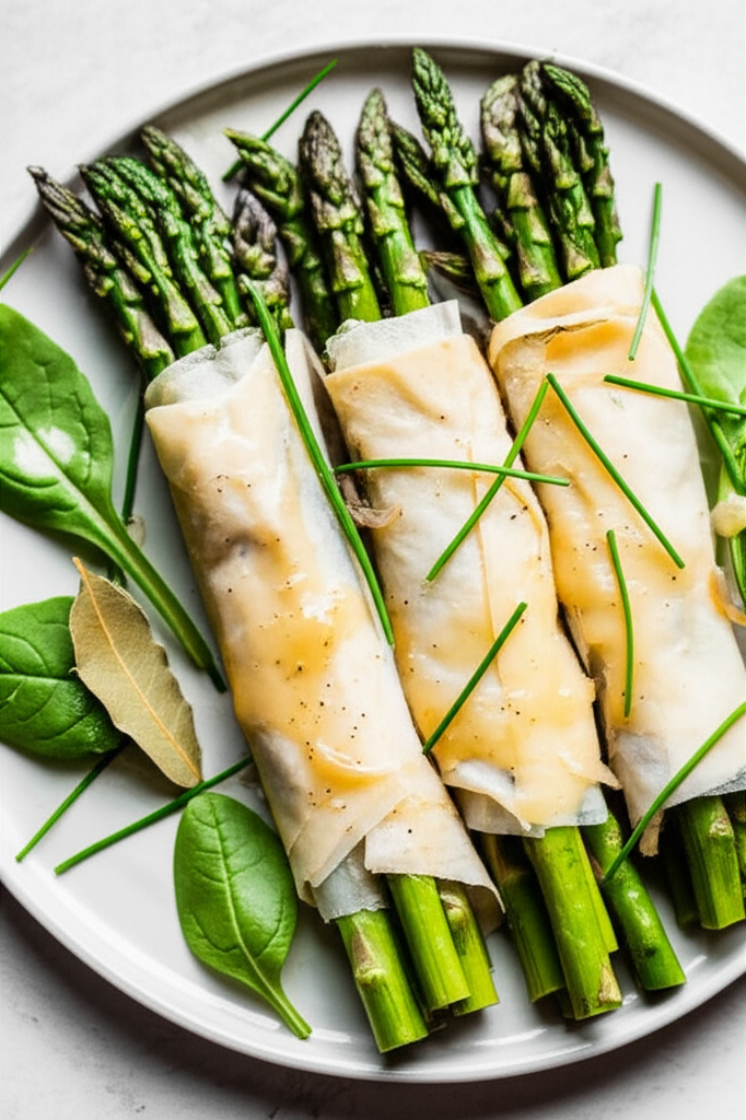 Asparagus Phyllo Wraps image