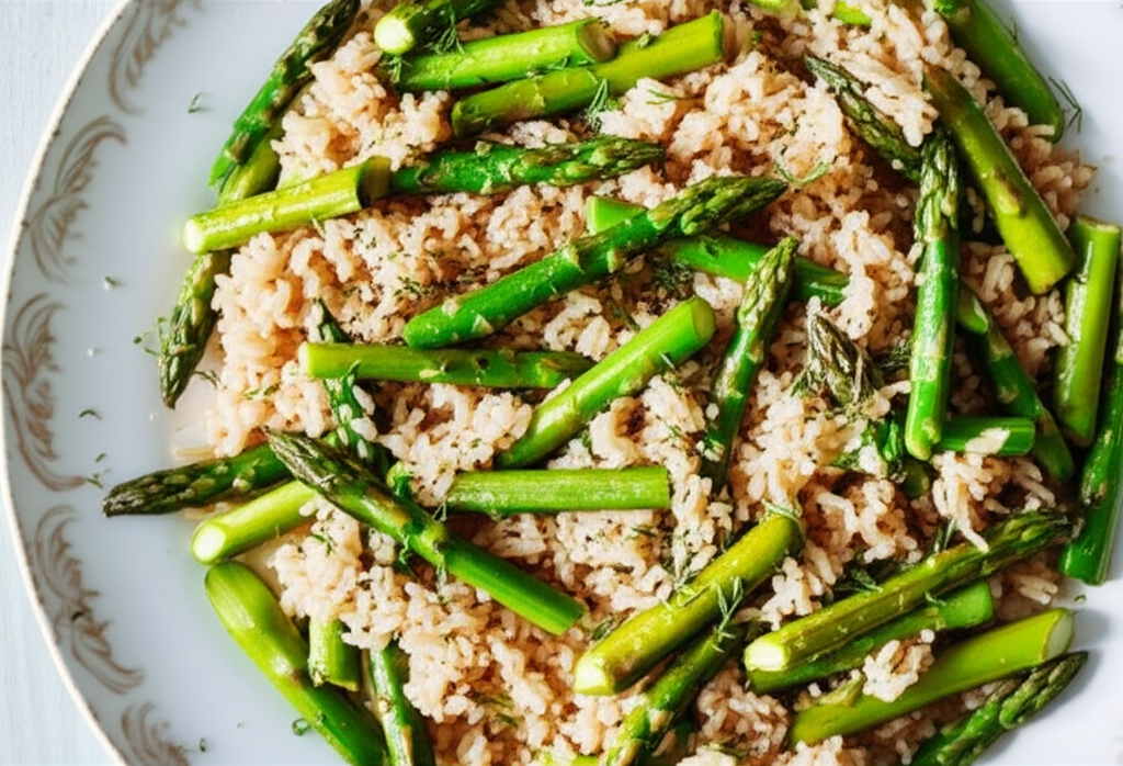 Asparagus Pilaf Rice image