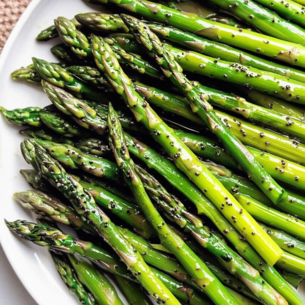 Asparagus Salad With Honey Poppy Seed Vinaigrette image