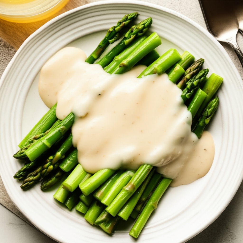Asparagus Sauce 2 Ways image