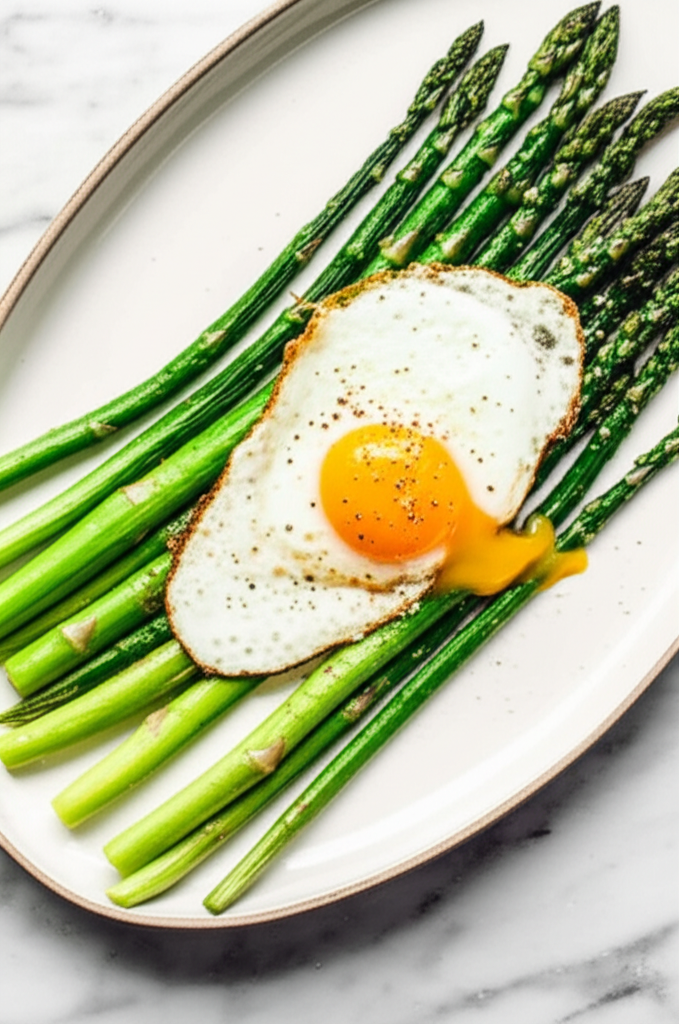 Asparagus Spears With Egg image