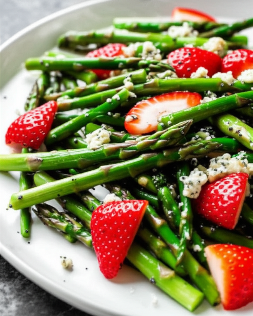 Asparagus Strawberry Salad image