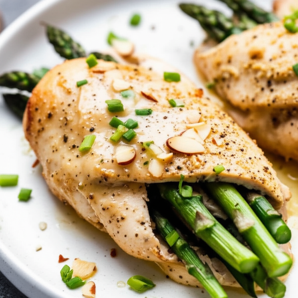 Asparagus Stuffed Chicken Breasts image