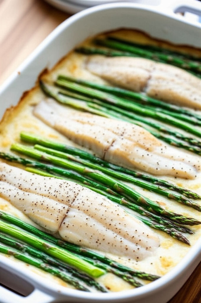 Asparagus Tilapia Casserole image