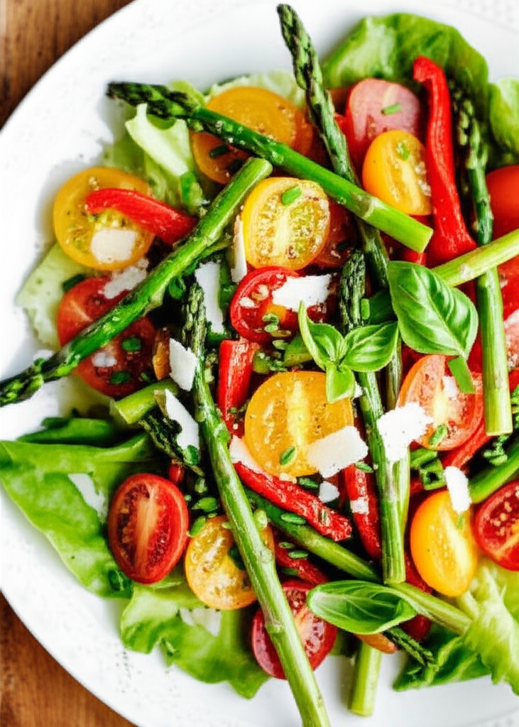 Asparagus Tomato Salad image