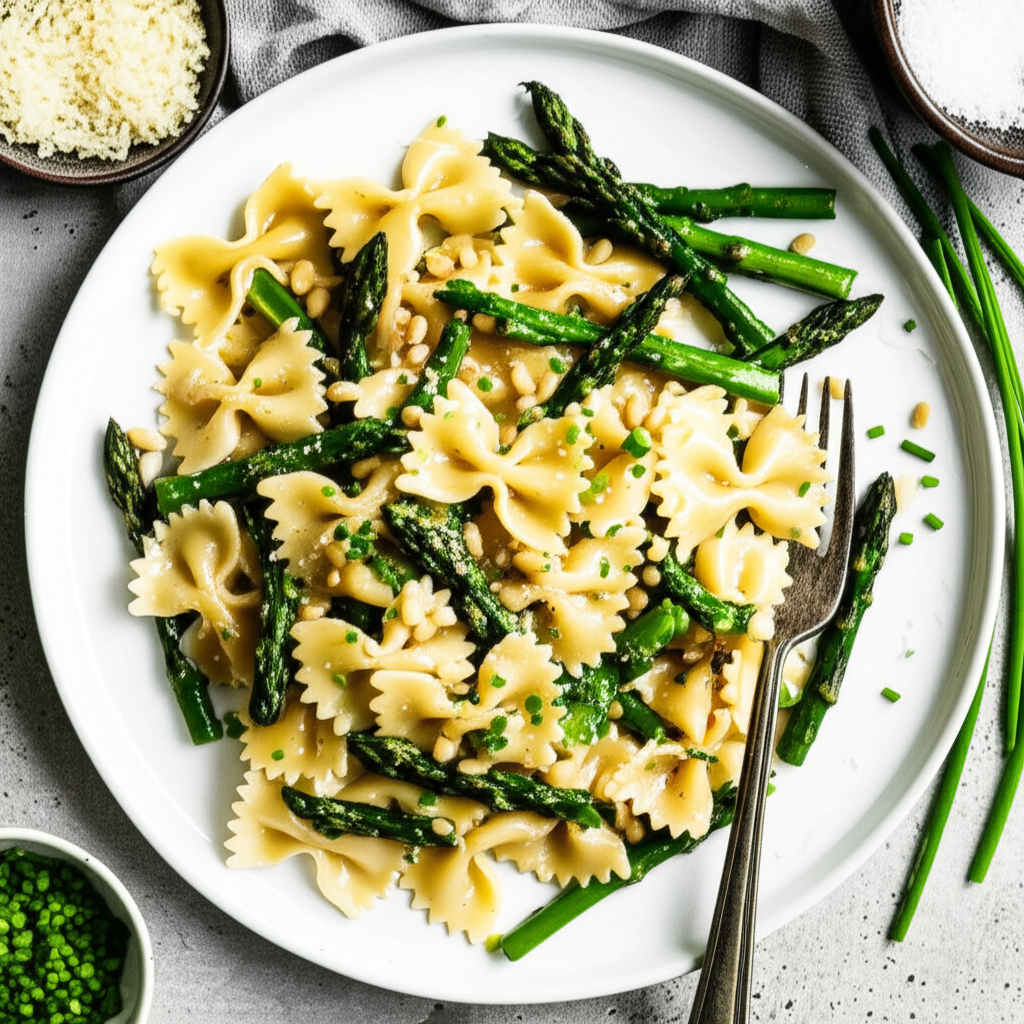 Asparagus With Bow Ties image