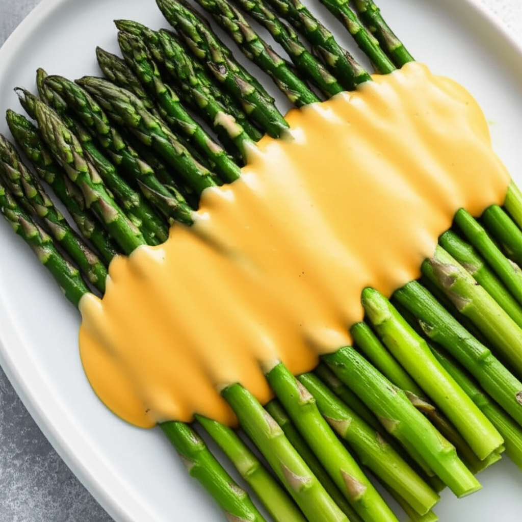 Asparagus With Cheese Sauce image