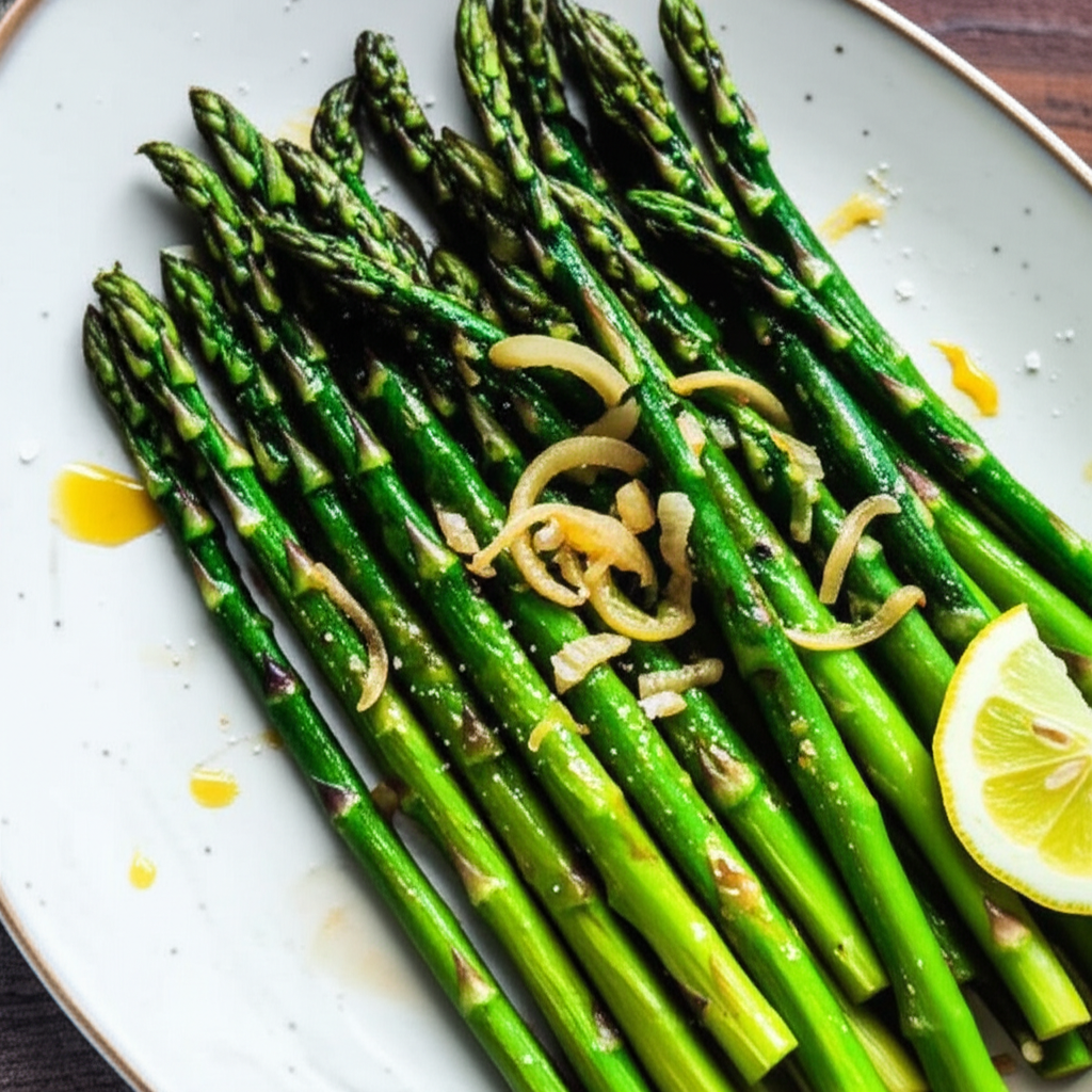 Asparagus With Curry Butter image