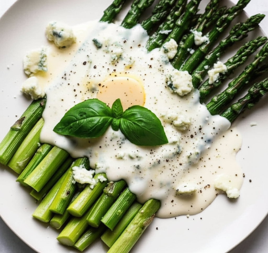 Asparagus With Gorgonzola image