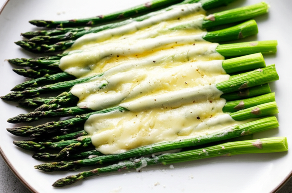 Asparagus With Gruyre image