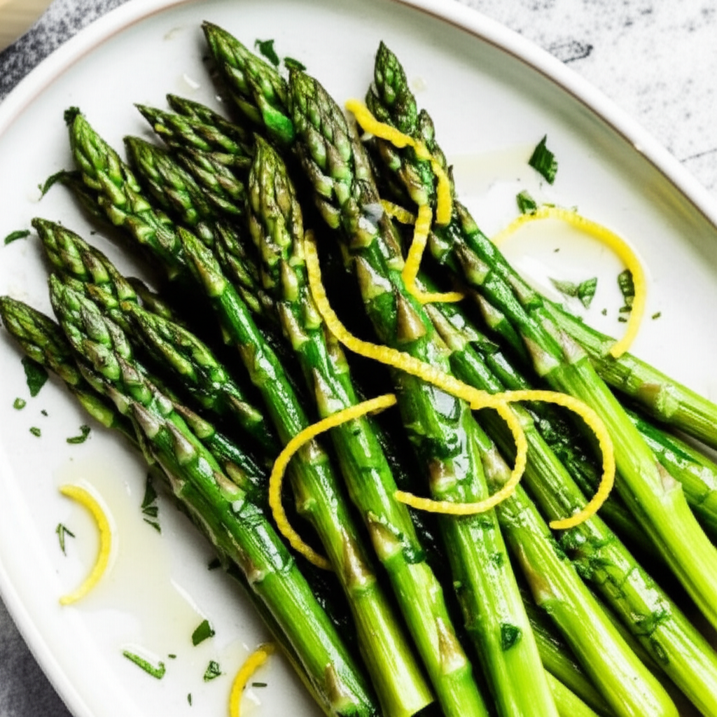Asparagus With Herb Butter image