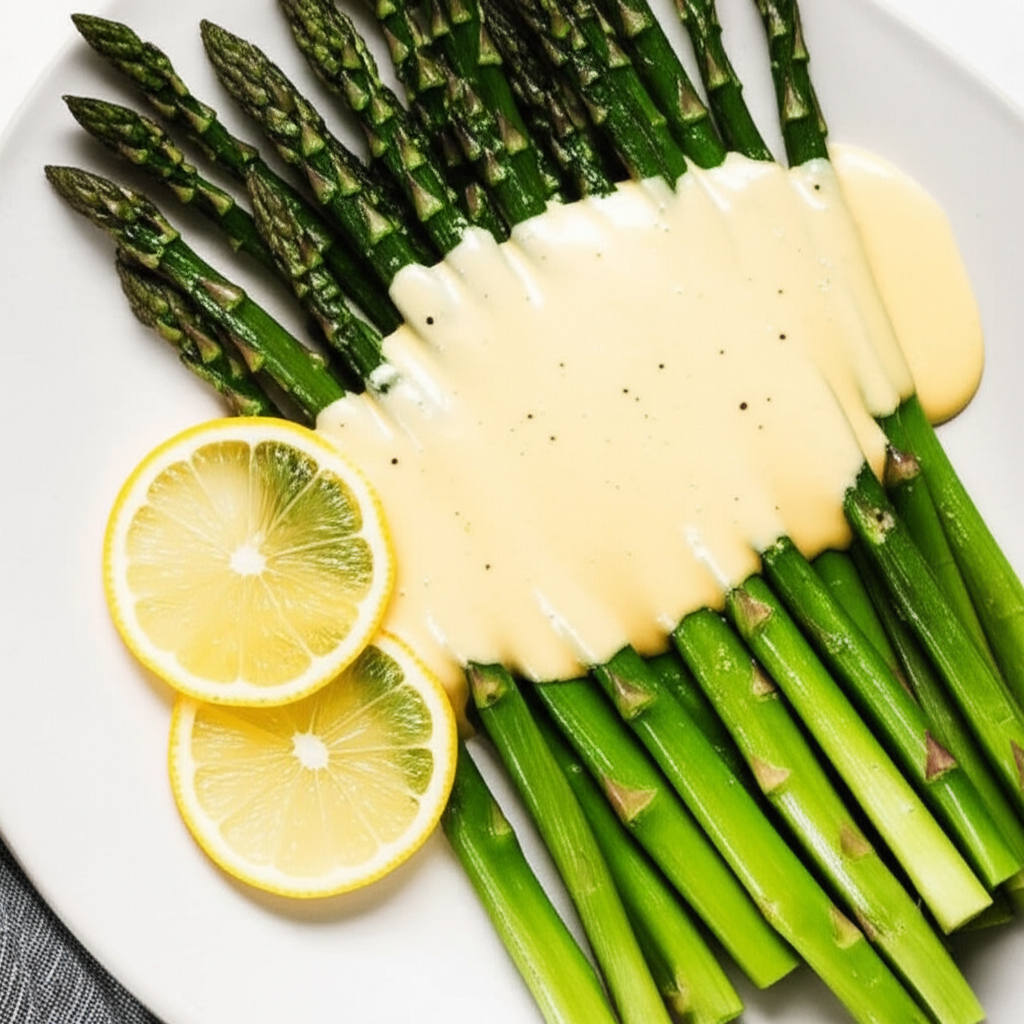Asparagus With Hollandaise image