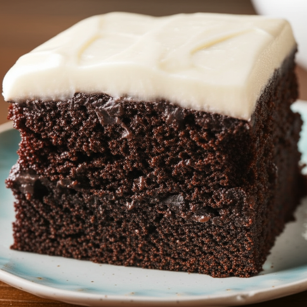 1880 Chocolate Spice Cake With Icing image